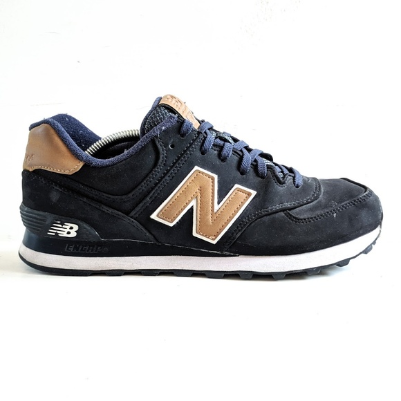 new balance 574 navy with cashmere